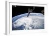 Tropical Storm Arthur as Seen from the International Space Station-null-Framed Photographic Print