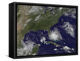 Tropical Storm Arthur Off the Approaching Florida-null-Framed Stretched Canvas