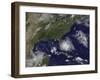 Tropical Storm Arthur Off the Approaching Florida-null-Framed Photographic Print