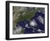 Tropical Storm Arthur Off the Approaching Florida-null-Framed Photographic Print