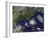 Tropical Storm Arthur Off the Approaching Florida-null-Framed Photographic Print