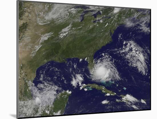 Tropical Storm Arthur Off the Approaching Florida-null-Mounted Photographic Print