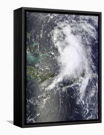 Tropical Storm Cristobal over the Bahamas-null-Framed Stretched Canvas