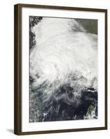 Tropical Storm Haiyan over Mainland China-null-Framed Photographic Print