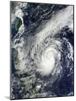 Tropical Storm Krosa Off the Phillippines-null-Mounted Photographic Print