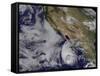 Tropical Storm Miriam Off the Coast of Baja California-null-Framed Stretched Canvas