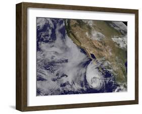 Tropical Storm Miriam Off the Coast of Baja California-null-Framed Photographic Print