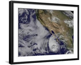 Tropical Storm Miriam Off the Coast of Baja California-null-Framed Photographic Print
