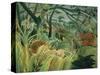 Tropical Storm with Tiger, Surprise-Henri Rousseau-Stretched Canvas