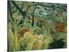 Tropical Storm with Tiger, Surprise-Henri Rousseau-Stretched Canvas
