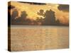 Tropical Sunset, Cayman Islands, West Indies, Central America-Ruth Tomlinson-Stretched Canvas