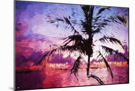 Tropical Sunset II - In the Style of Oil Painting-Philippe Hugonnard-Mounted Giclee Print