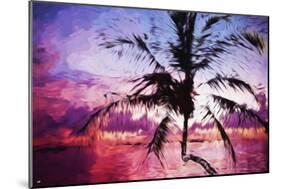 Tropical Sunset II - In the Style of Oil Painting-Philippe Hugonnard-Mounted Giclee Print