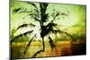 Tropical Sunset III - In the Style of Oil Painting-Philippe Hugonnard-Mounted Giclee Print