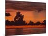 Tropical Sunset Off Seven Mile Beach, Cayman Islands, West Indies, Central America-Tomlinson Ruth-Mounted Photographic Print