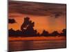 Tropical Sunset Off Seven Mile Beach, Cayman Islands, West Indies, Central America-Tomlinson Ruth-Mounted Photographic Print