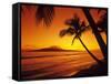 Tropical Sunset on the Island of Maui, Hawaii, USA-Jerry Ginsberg-Framed Stretched Canvas