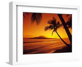 Tropical Sunset on the Island of Maui, Hawaii, USA-Jerry Ginsberg-Framed Photographic Print