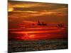 Tropical Sunset over the Sabah Coastline-Andrea Ferrari-Mounted Photographic Print