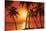 Tropical Sunset-null-Stretched Canvas