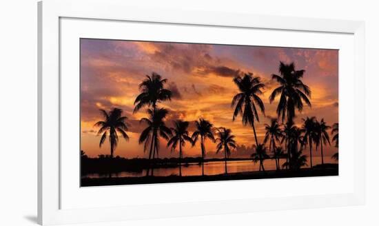 Tropical Sunsets I-Mike Jones-Framed Art Print