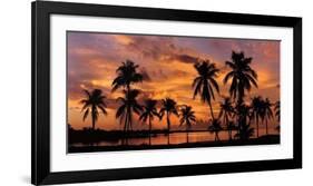 Tropical Sunsets I-Mike Jones-Framed Art Print