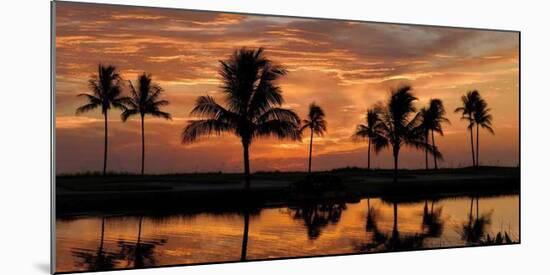 Tropical Sunsets II-Mike Jones-Mounted Giclee Print