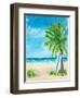 Tropical Surf I-Julie DeRice-Framed Art Print