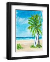 Tropical Surf I-Julie DeRice-Framed Art Print