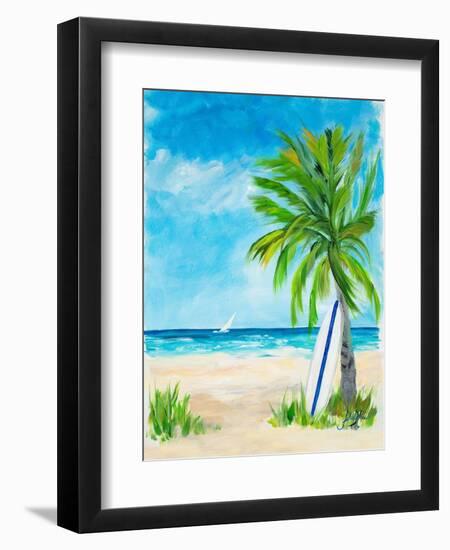 Tropical Surf I-Julie DeRice-Framed Art Print