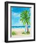 Tropical Surf I-Julie DeRice-Framed Art Print