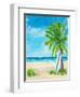 Tropical Surf I-Julie DeRice-Framed Art Print