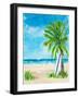 Tropical Surf I-Julie DeRice-Framed Art Print