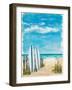 Tropical Surf II-Julie DeRice-Framed Art Print