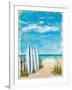 Tropical Surf II-Julie DeRice-Framed Art Print