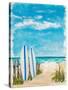 Tropical Surf II-Julie DeRice-Stretched Canvas