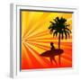 Tropical Surfer-Petrafler-Framed Art Print