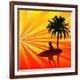 Tropical Surfer-Petrafler-Framed Art Print