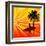 Tropical Surfer-Petrafler-Framed Art Print