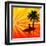 Tropical Surfer-Petrafler-Framed Art Print