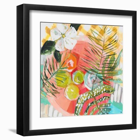 Tropical Tablescape-Jenny Westenhofer-Framed Art Print