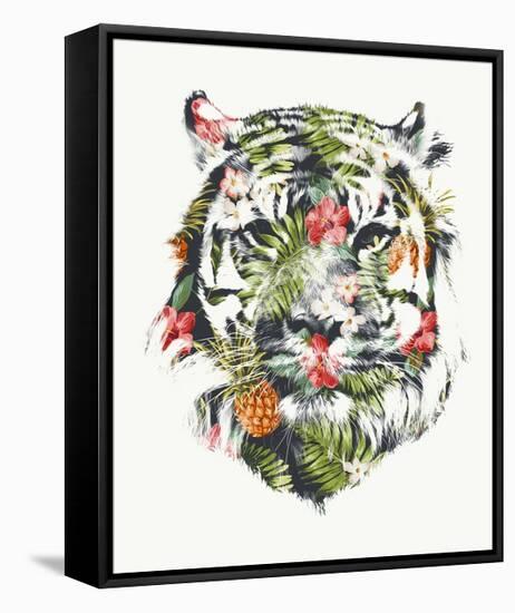 Tropical Tiger-Robert Farkas-Framed Stretched Canvas