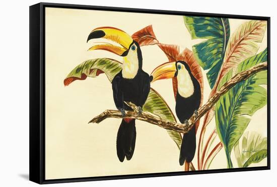 Tropical Toucans I-Linda Baliko-Framed Stretched Canvas