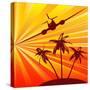 Tropical Travel-Petrafler-Stretched Canvas