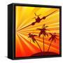 Tropical Travel-Petrafler-Framed Stretched Canvas