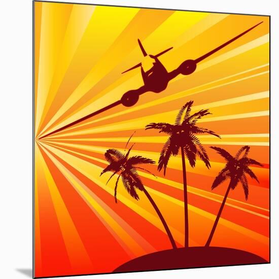 Tropical Travel-Petrafler-Mounted Art Print