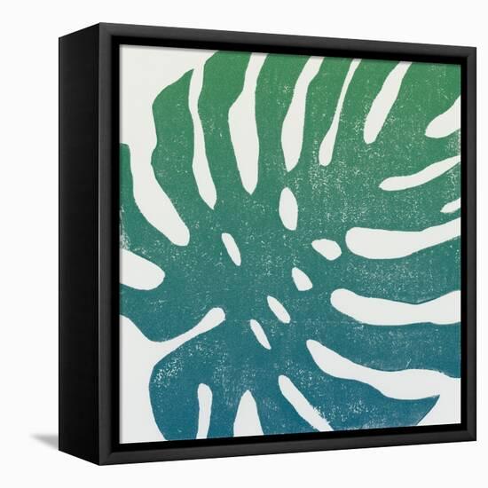 Tropical Treasures I Blue Green-Moira Hershey-Framed Stretched Canvas