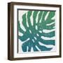 Tropical Treasures I Blue Green-Moira Hershey-Framed Art Print