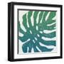 Tropical Treasures I Blue Green-Moira Hershey-Framed Art Print