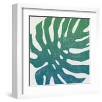 Tropical Treasures I Blue Green-Moira Hershey-Framed Art Print